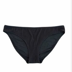 aerie Women’s Black Textured Bikini Bottom Size XL